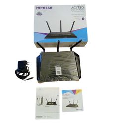 Netgear AC1750 R6400-100NAS 1300 Mbps 4-Port Gigabit Wireless AC Router 802.11ac