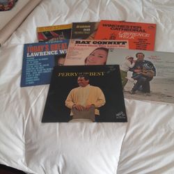 Vinyl LP Records From The 60's And 70's