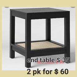 New Side Table  2 Pk For$ 60