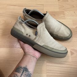 Patagonia Whino Walker Mens hemp loafer/shoes,sneakers size US 9.5 Henna Brown