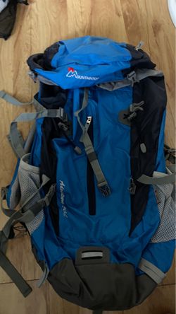 Backpacking pack 50 L blue