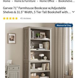 Farmhouse Bookcase
