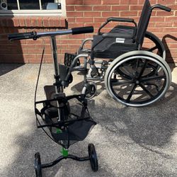 Wheel Chair And Knee Assist Scooter 
