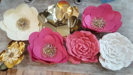Paper Flowers $6 ea
