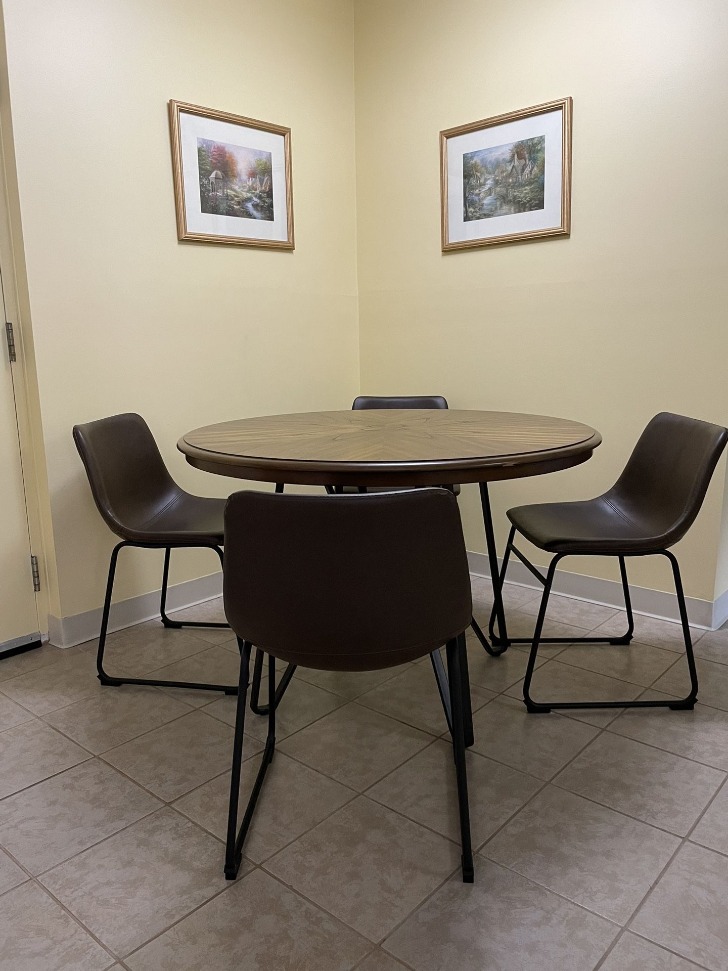Dining Room Table And Four Chairs