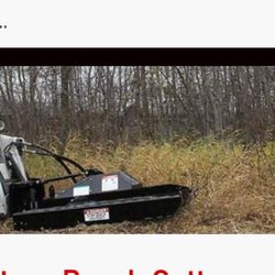 72" Brush Mower  For Bobcat Or Skidsteer  