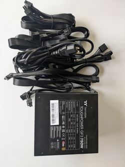Thermaltake Toughpower GF3 750W, True 300W 12VPWR Connectors on PSU & NVIDIA RTX 40 series, ATX 3.0/PCI-E 5.0 Ready, 80+ Gold, SLI/Crossfire Ready Pow