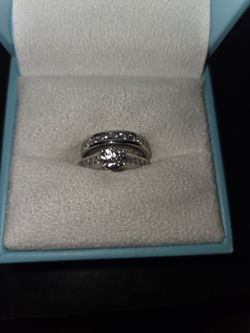 Diamond Solitaire Wedding Set