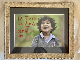 Photo frames - set of 10