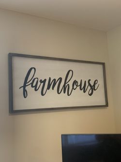 Farmhouse Sign