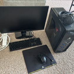 Gaming PC and Monitor 