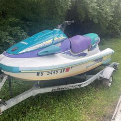 1996 Yamaha Jet Ski And Trailer