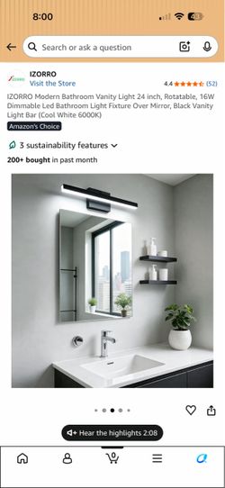 Bathroom Vanity Light 24 inch