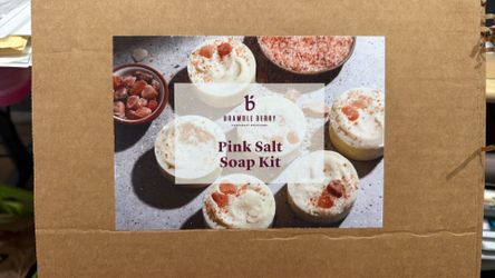 Bramble Berry Pink Salt Soap Kit – New in Box DIY Soap Making Kit