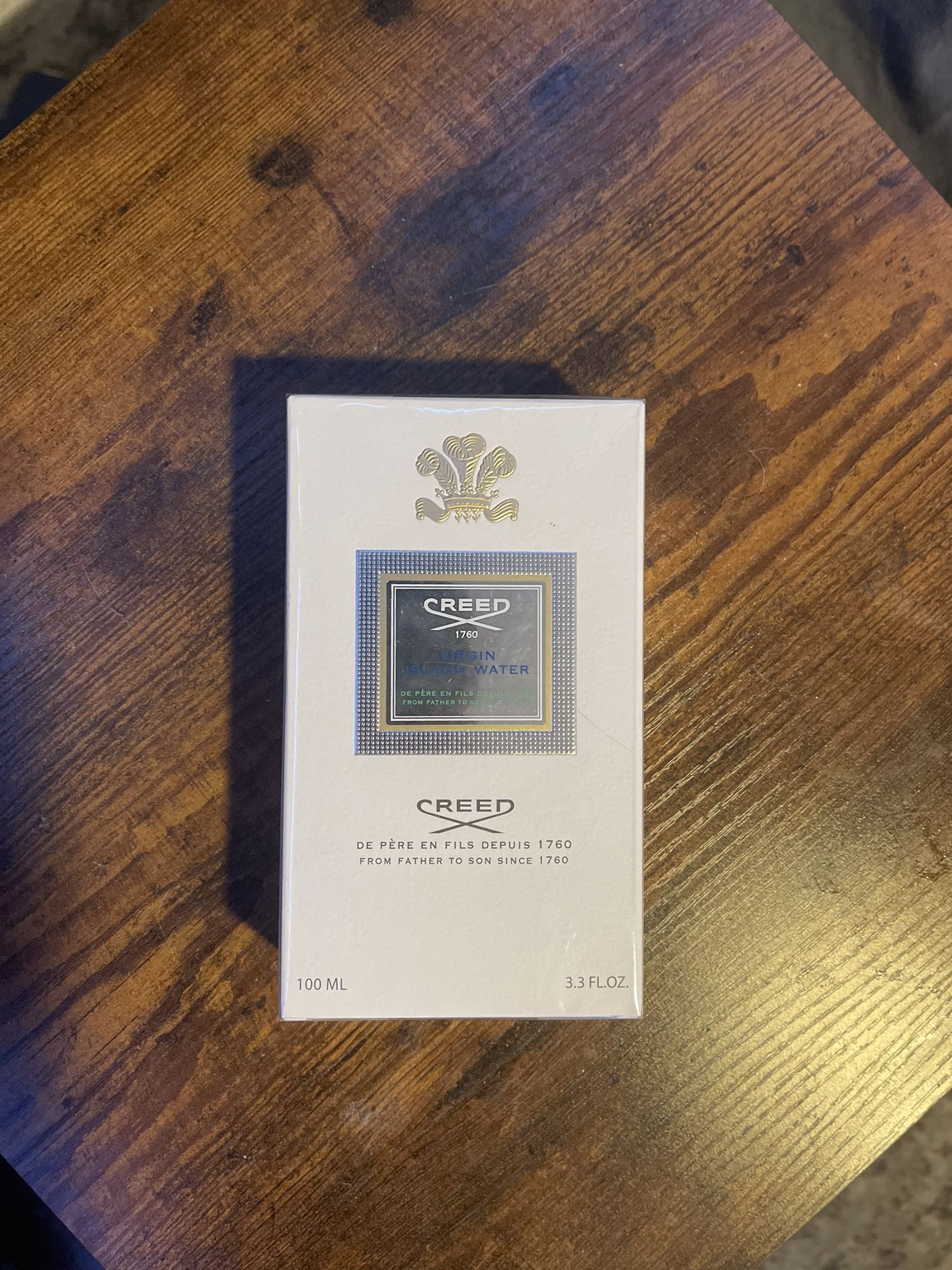 Creed Virgin Island Water