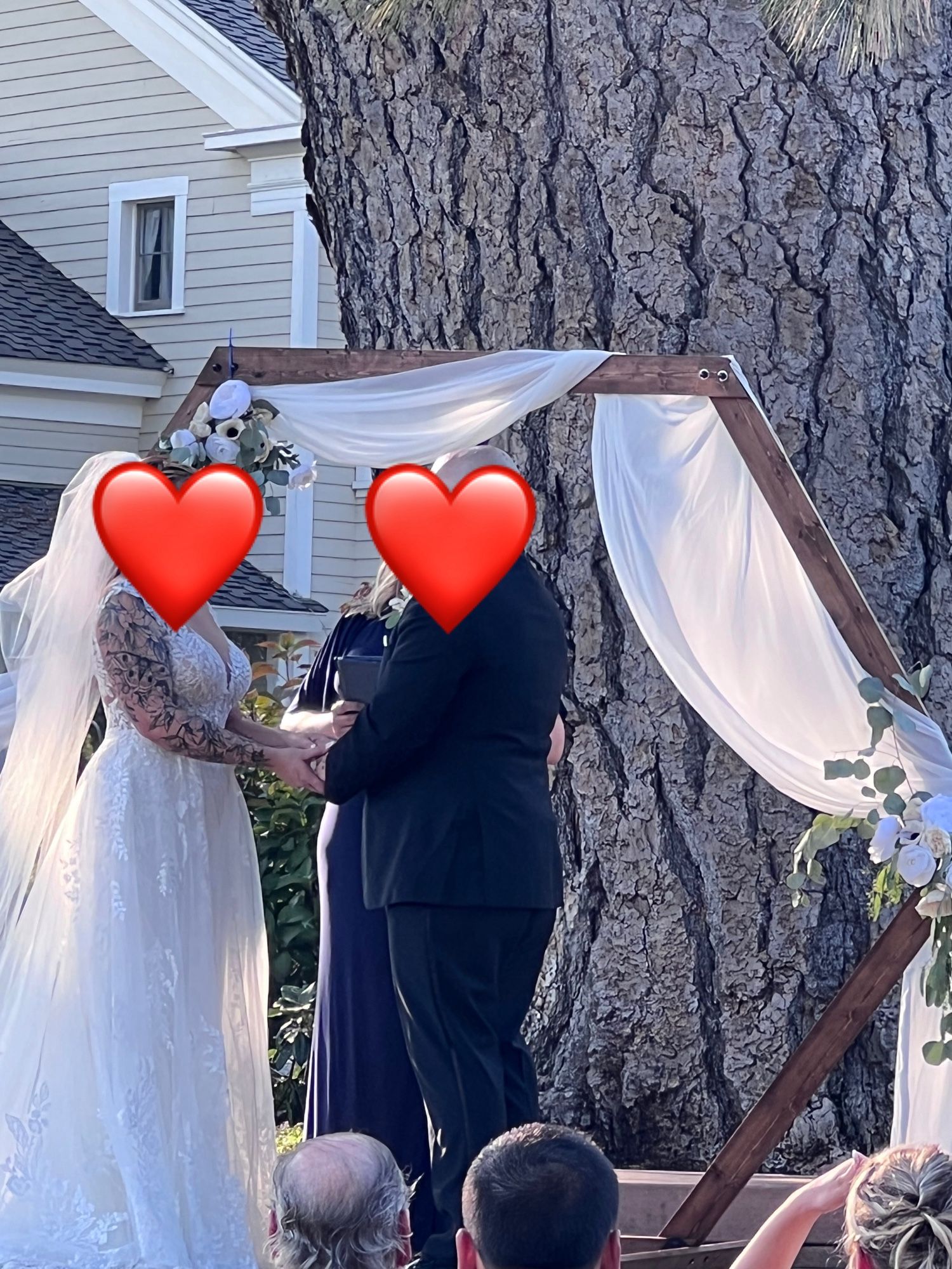White Fabric To Drape Over Your Arch