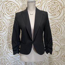 Amanda & Chelsea  Blazer with Dotted Pattern 