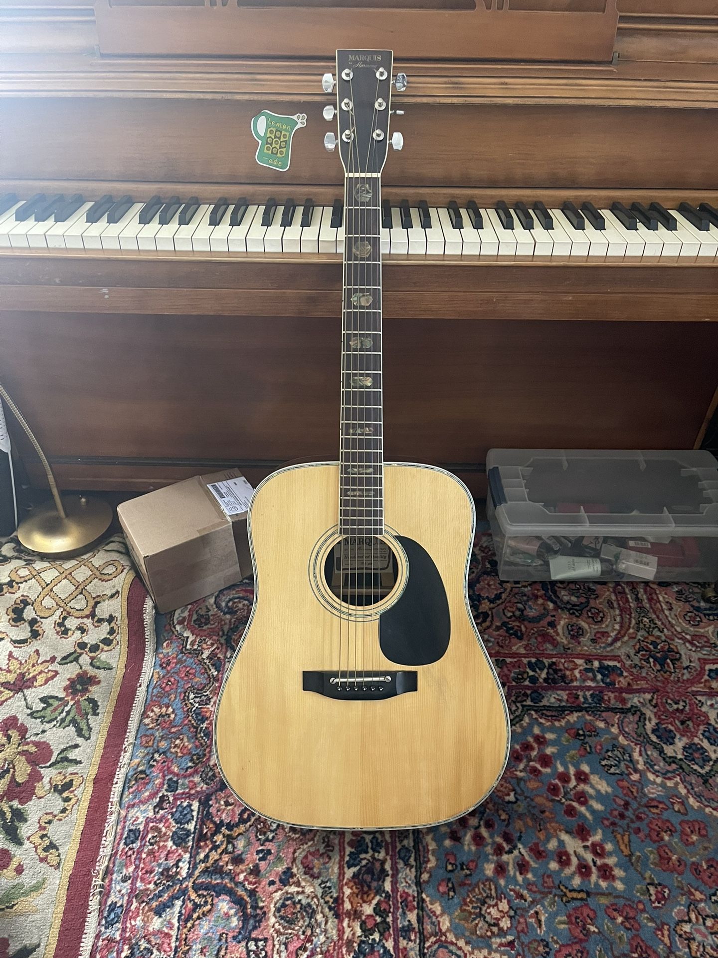 Marquis By Harmony Acoustic Guitar HM-400 Korea Made