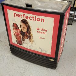 Two Basket COCA-COLA COOLER WORKS PERFECT