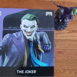 Iron Studios DC Comics The Joker Deluxe Version Art Scale 1/10 Statue w/ Box read firm