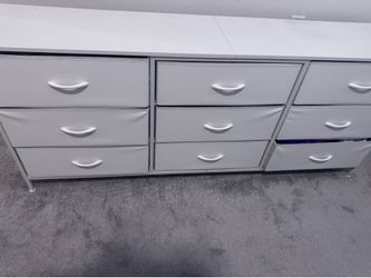 Fabric Drawer Dresser — Great Condition