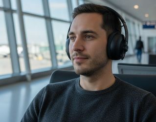 Nura Nuraphone Over-Ear Wireless Noise Cancelling Headphones with Carrying Case