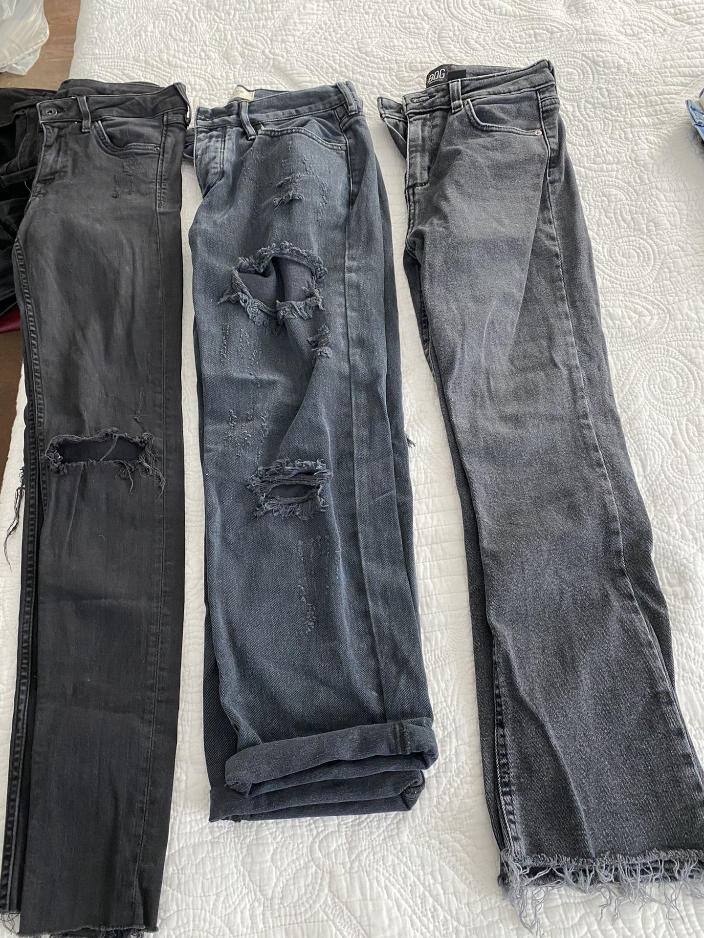 PacSun, BDG & Denim Brand Girls Jeans lot of 3