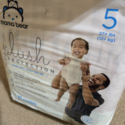 NEW SEALED PKG  SZ 5 DIAPERS MAMA BEAR 