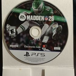 Madden 26 Disc Ps5