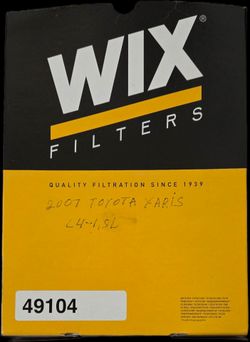 WIX Panel Air Filter - 49104