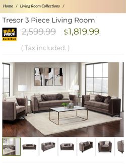 Brand New 3 Piece Sofa Set