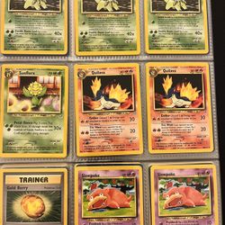 9 Vintage Pokemon Neo Genesis Cards in Excellent Condition $3 Each