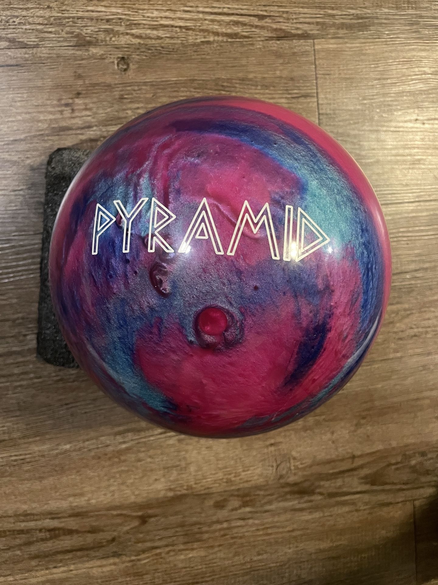 Pyramid Path Bowling Ball 11 lbs (used 1 Time) Pre Drilled Medium 3 Finger Holes