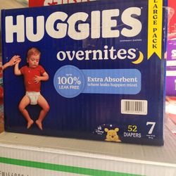 Huggies 7 $30 Each Box.  PRICE IS FIRM 