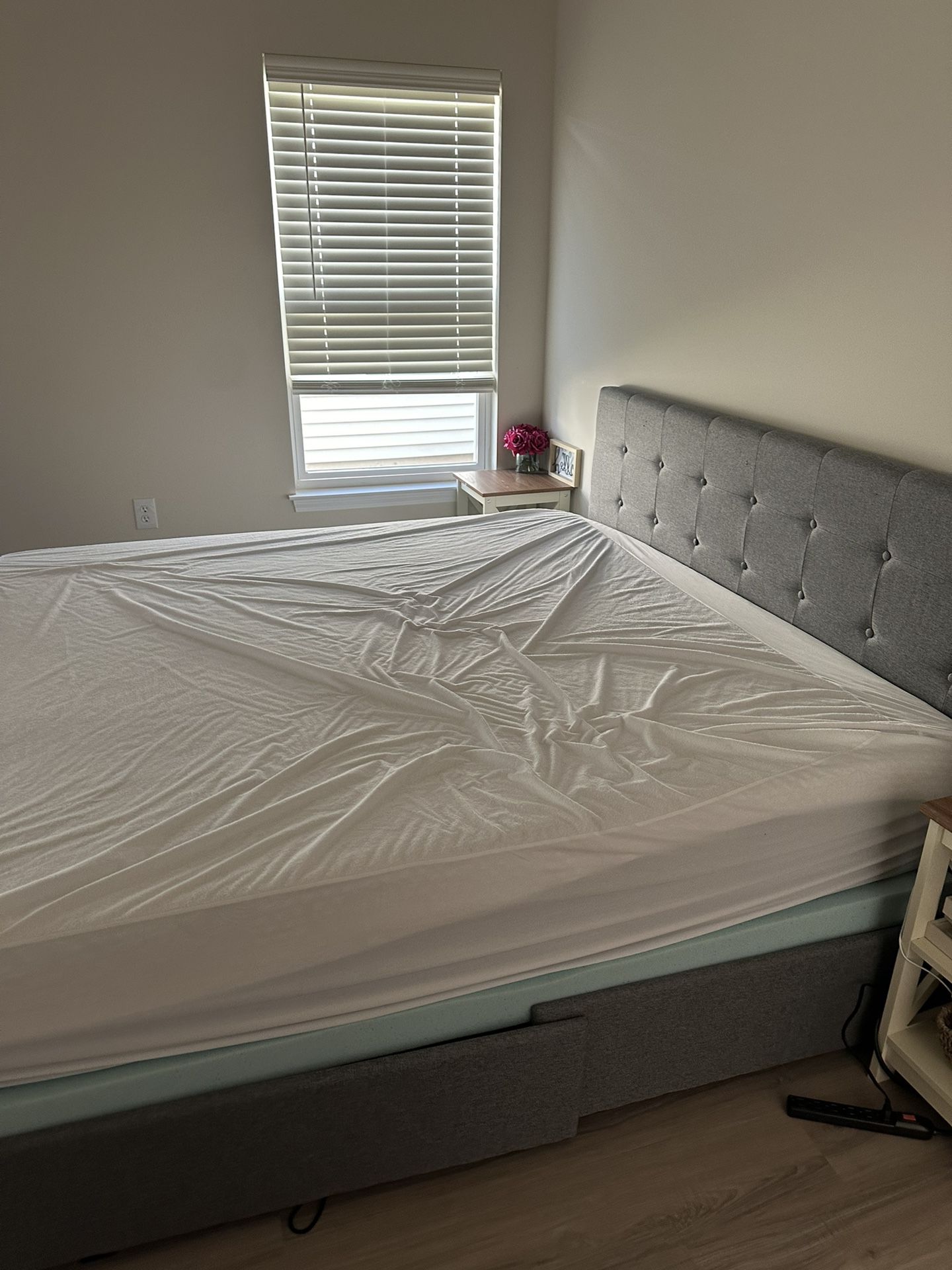 Ashley King Bed New With Frame 