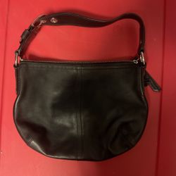 Coach Black Leather Purse 