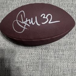 Jamal Anderson Signed Autograph Wilson Football - Beckett - Atlanta Falcons