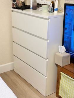 Ikea 4-drawer Dresser White