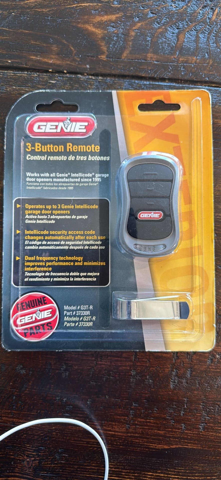 New- Genie 3 Button remote