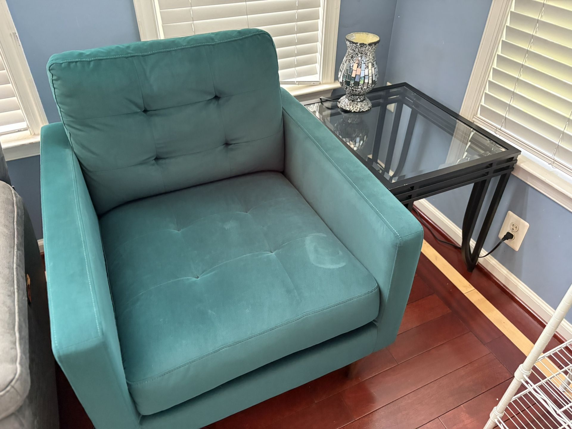 3 Green Accent Chairs From Costco
