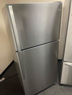 Whirlpool Top Mount Stainless Refrigerator Fridge
