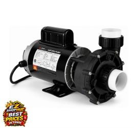 4 HP Single Speed Spa Pump, 220-240V Hot Tub Pump, 214 GPM, Low Noise
Heavy-duty wet end, 2 in intake/outlet, stable water movement for jet use