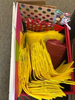 Assorted gift bags
