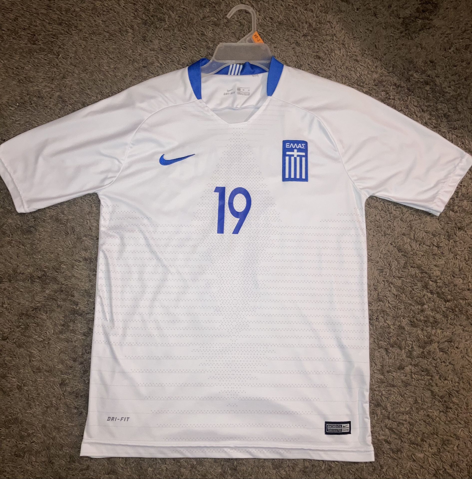 2018 Nike Medium Greece Papastathopoulos Jersey