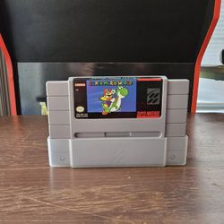 Super Nintendo Super Mario World Game Cartridge