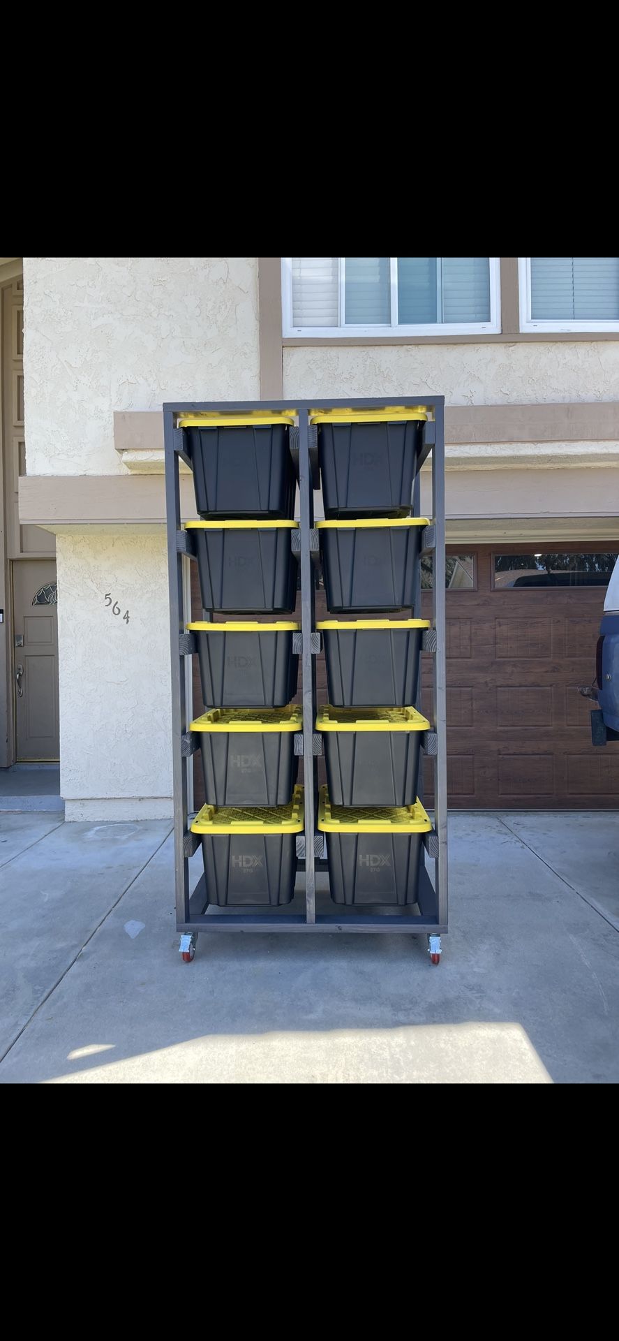 Heavy-Duty Garage Storage Bin Rack, Cheap Delivery
