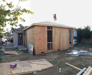 WOOD ADU FRAMING CONCRETE FULL ADU