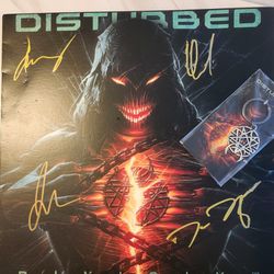Autographed Disturbed Vinyl