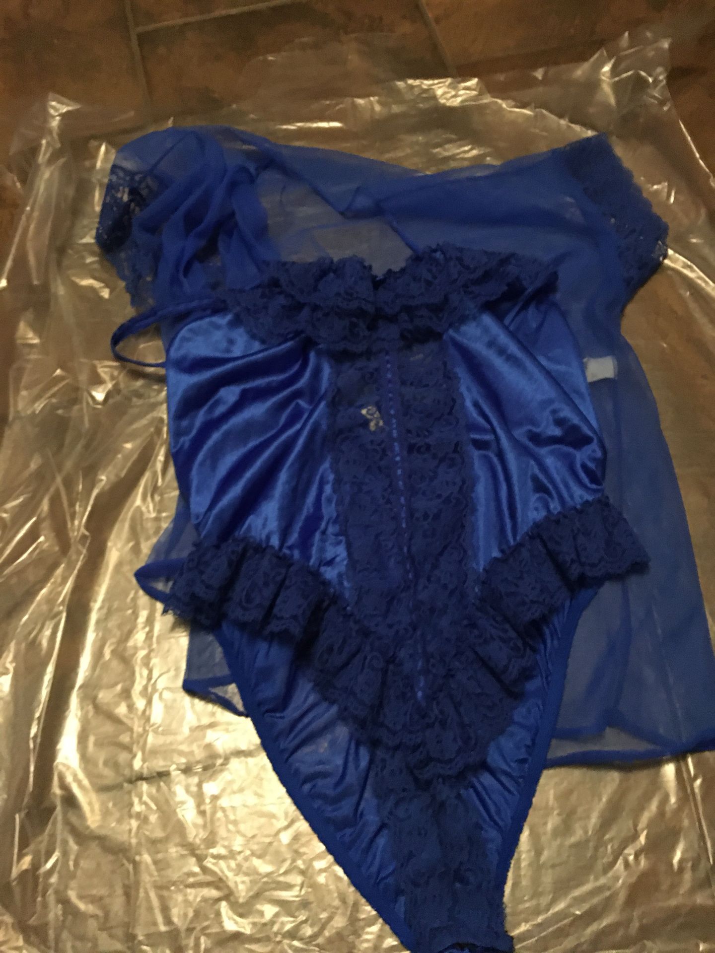 Blue two piece