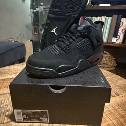 Jordan 4 Black Cat Size 6y